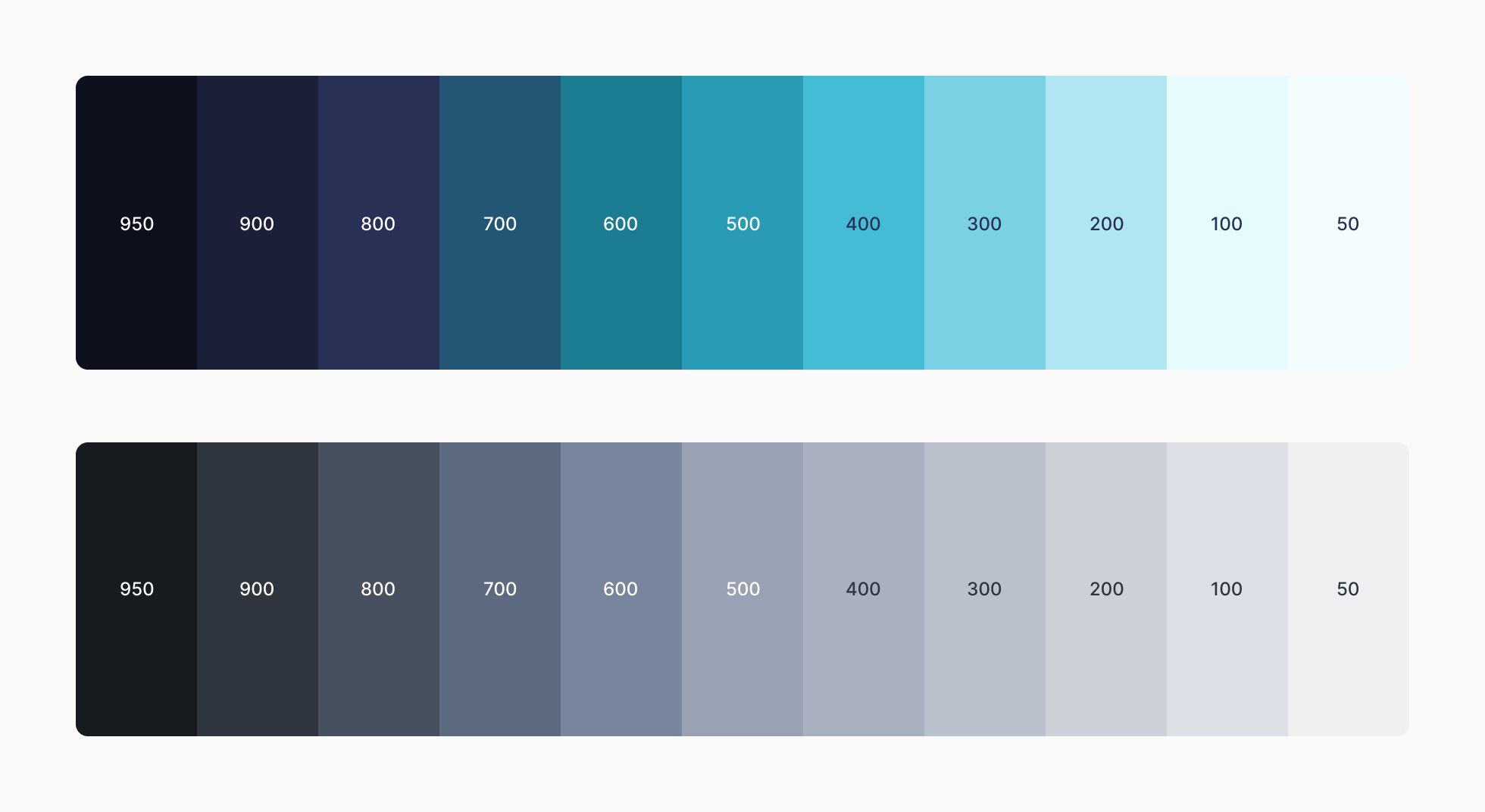 Reimagined color palette